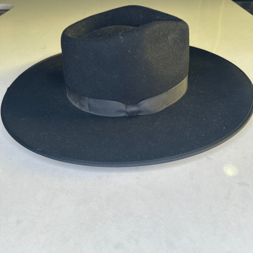 Lack of Color Noir Rancher black wool hat edgy versatile festival Winter Chic 55 - Picture 8 of 11